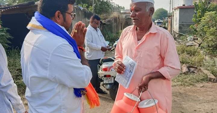 तुळजापूर मतदारसंघात प्रहार जनशक्तीचे उमेदवार आण्णासाहेब दराडे यांचा जोरदार प्रचार दौरा