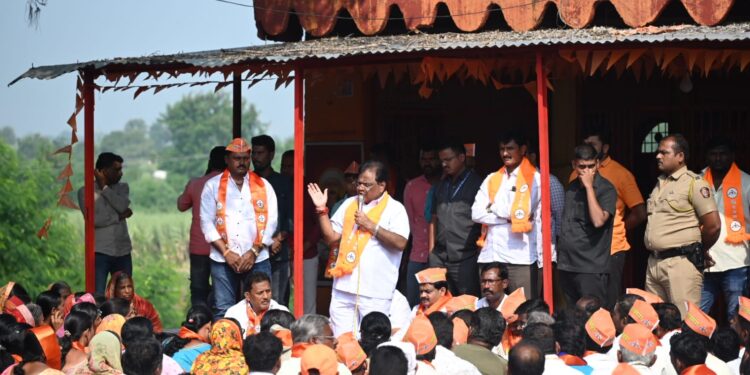 मतदारसंघात १० हजार कोटींचा निधी आणणार – तानाजी सावंत