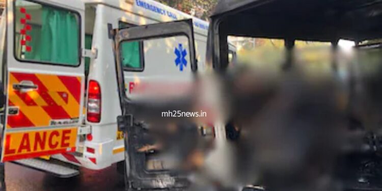 पुण्यात ट्रॅव्हल्स ला आग; होरपळून चार जणांचा मृत्यू