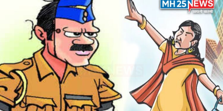 पोलीस असल्याची बतावणी करून महिलेला घातला सव्वादोन लाखांचा गंडा