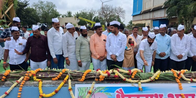भैरवनाथ शुगर मिल्स लिमिटेड, वाशी १२ वा मोळीपूजन सोहळा संपन्न; आ.तानाजी सावंत देणार ‘विक्रमी’ भाव
