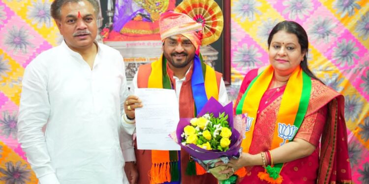 विनोद पिटू गंगणे यांचा पदग्रहण समारंभ संपन्न