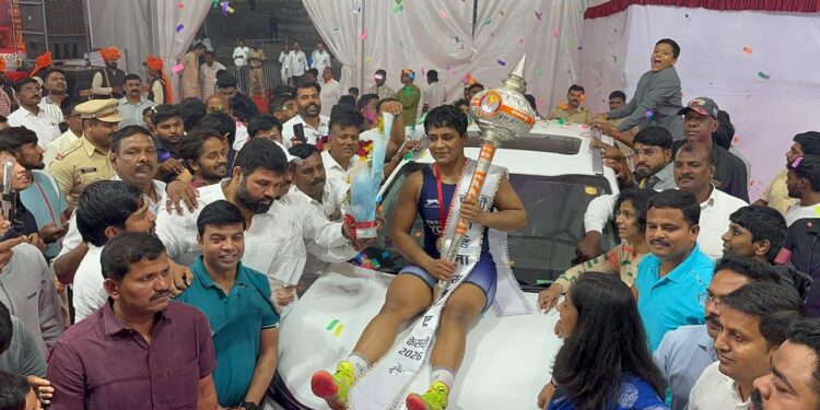 सेरेंटिका रिन्युएबल्स चे सहप्रयोजिकत्व लाभलेल्या महिला महाराष्ट्र केसरी स्पर्धेत कोल्हापूरच्या अमृता पुजारी ने पटकावला महिला महाराष्ट्र केसरी चा मान