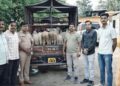 चालत्या ट्रकमधून चोरलेल्या मेंढ्या जप्त; स्थानिक गुन्हे शाखेची कामगिरी